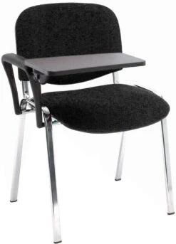 Swift Chrome Frame Conference Chairs With Plastic Writing Tablet (4 Pack) -Enjoy Sales Store 104140