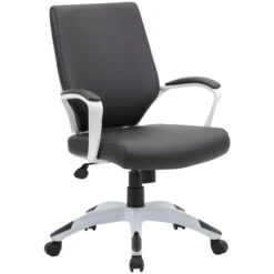 Jupiter Medium Back Bonded Leather Office Chairs