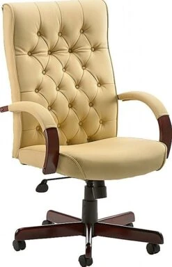 Traditional Button Back Bonded Leather Executive Chairs -Enjoy Sales Store 105340