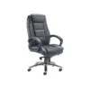 Pitch Leather Faced Manager Chair