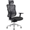 F94 Mesh And Fabric Office Chair With Headrest