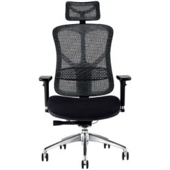 F94 Mesh And Fabric Office Chair With Headrest -Enjoy Sales Store 107732