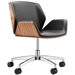 Boss Design Kruze 5 Star Swivel Chair With Veneer