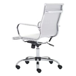 Chase White Bonded Leather Office Chair -Enjoy Sales Store 109914