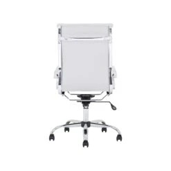 Chase White Bonded Leather High Back Office Chair -Enjoy Sales Store 109927