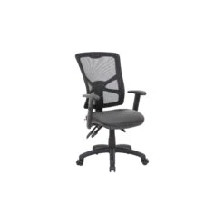Comfort Ergo 3-Lever Mesh And Leather Operator Chair -Enjoy Sales Store 110884
