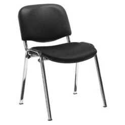 Swift Vinyl Conference Chair Chrome Frame (Pack Of 4 Chairs) -Enjoy Sales Store 115568